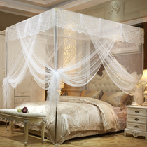 Bed nets Home old fashioned 1 5m Three doors Princess palace Court bedroom 1 8m bed linen door floor type encrypted stainless steel