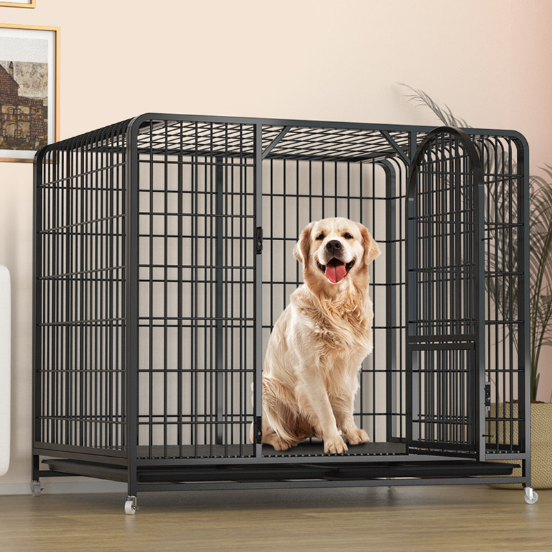 Dog Cage Sub Medium Large Dog Interior With Toilet Separation Fence Small Pet Cage Pooch Ginwow Home Dog Kennel