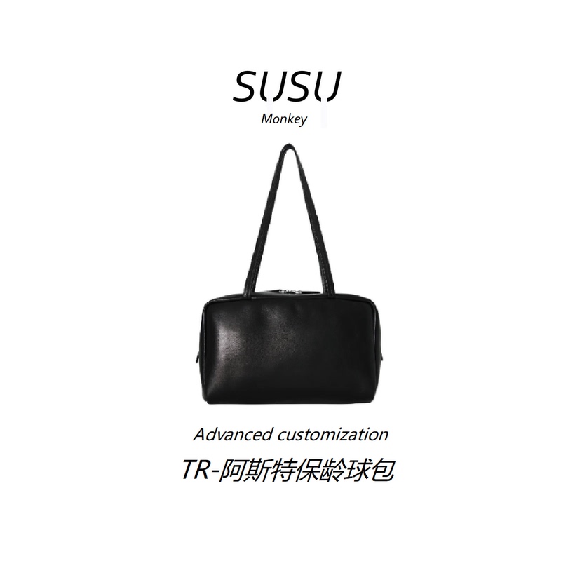 Su Su [Su-Aster Sheepskin Bowling Bag] French g Gold Label Original Sheepskin Lining Sheepskin Zipper Handbag