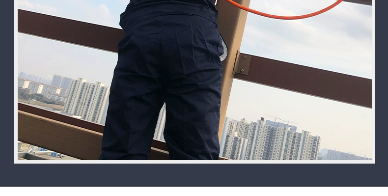 Đai an toàn ba điểm làm việc trên cao Đai an toàn nửa chiều dài tiêu chuẩn quốc gia GM8080 dành cho thợ điện Móc dây an toàn chịu mài mòn dây an toàn 2 móc hàn quốc