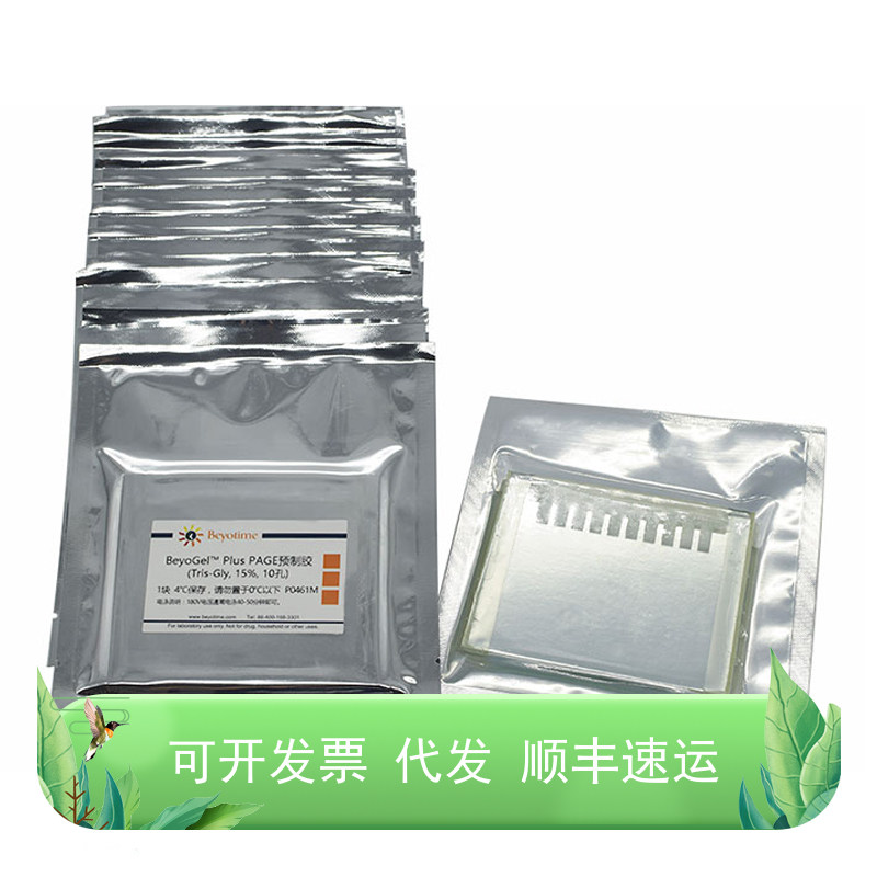 BeyoGel? Plus PAGE预制胶(Tris-Gly, 15%, 10孔)