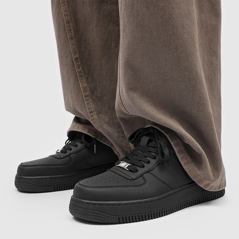 Summer Air Force One Thick-Soled Height-Increasing Trendy Men's Black Warrior Versatile Breathable New Commuter Sports Casual Sneakers Summer Air Force One Thick-Soled Height-Increasing Trendy Men's Black Warrior Versatile Breathable New Commuter Sports Casual Sneakers