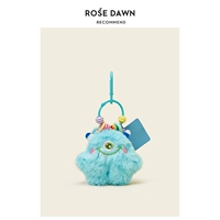 Синяя плюшевая кукла