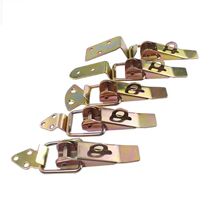 Stainless steel series stainless steel spring buckle wooden box padlock lock duckbill buckle buckle thickened box door buckle