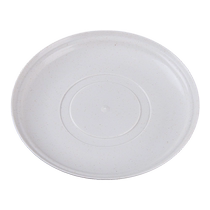 Rice husk disposable plate dinner plate round dish plate thickened plastic high temperature resistant food household cake barbecue dish