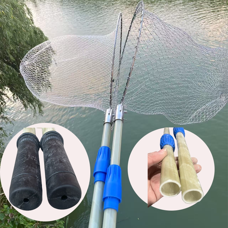 捕鱼神器 fishing🎣 ——特硬抄网杆 不锈钢网头适合所有户外爱好者🐟-抄网-淘宝好物网
