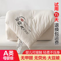 Soybean Fiber Quilt Winter Cotton Quilt Thickened Children Summer Cool Quilt Core Air Conditioning Quilted By Single Dormitory Spring Autumn Summer Bedding