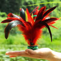 Feather shuttlecock big flower shuttlecock adult fitness and sports artifact shuttlecock with rope beef tendon bottom kindergarten professional wholesale