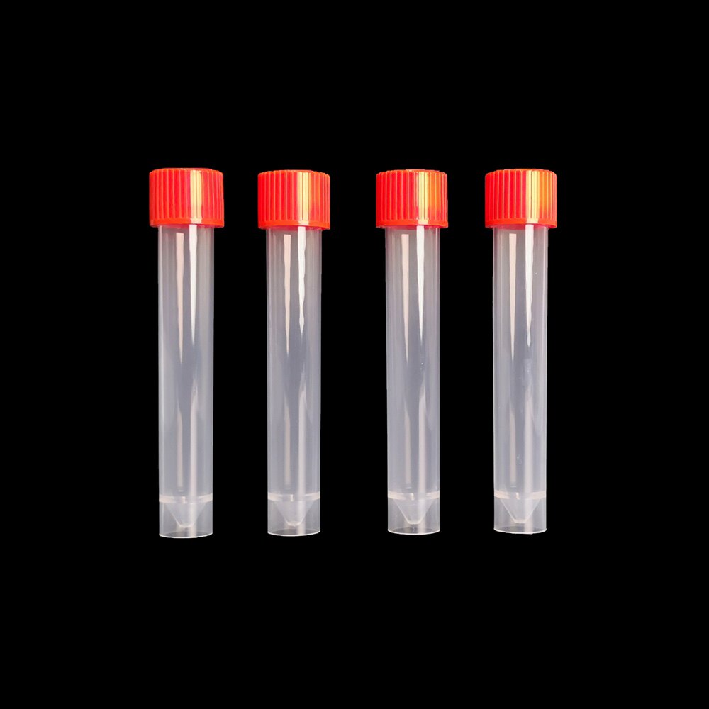 Servicebio 10mL病毒保存管 透明 尖底可立 500个/箱 -80℃~121℃