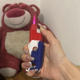 Мультяшная ветрозащитная розовая милая зажигалка, градиент