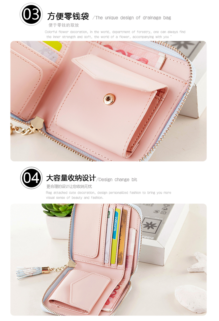 бумажник wallet for women lady zipper female girl bag OTHER