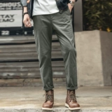 Японские осенние штаны для отдыха, свободный прямой крой, в американском стиле