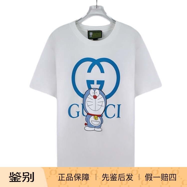 Realdeal Carefully Selected 95 New Items/ Gucci X Cotton Round Neck Short-Sleeved T-Shirt Size S/J30188 Realdeal Carefully Selected 95 New Items/ Gucci X Cotton Round Neck Short-Sleeved T-Shirt Size S/J30188