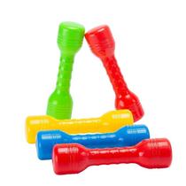 Kindergarten morning exercise equipment props childrens large audio dumbbells childrens fitness gymnastics dance bells plastic dumbbells