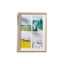 Nordic creative photo frame three-dimensional hollow combination 6-inch two-three-four-unit photo studio childrens picture frame wall-mounted photo frame