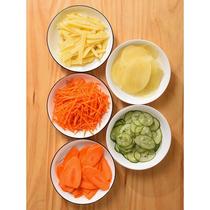 Household manual potato slicer kitchen cutting adjustable thickness peeling potatoes barbecue slices slicing