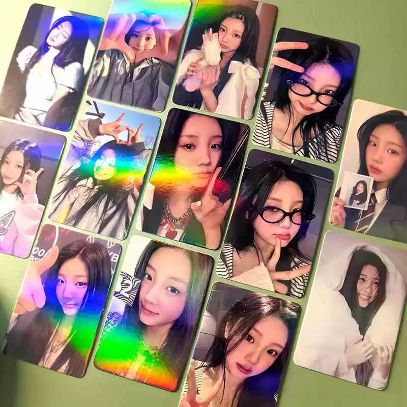 [李沅禧镭射小卡ILLIT WONHEE周边自印拍立得LOMO卡专辑卡明星卡片]