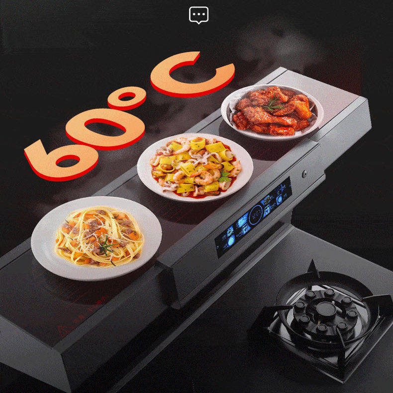 Marsman Ya Time Integrated Stove with Built-In Disinfection Cabinet, Integrated Stove Top and Cabinet, Kitchen Range Hood