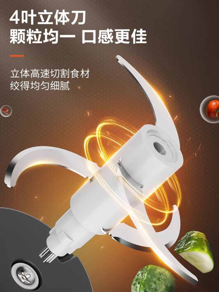 Supor Meat Grinder for Home Use, Fully Automatic Electric Small Multifunctional Blender for Mincing Meat and Making Baby Food, 2025 New Model