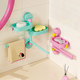Suction cup rotating soap towel rack without punching