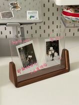 May Painting Gallery walnut photo frame acrylic photo frame stand polaroid display stand diy display frame