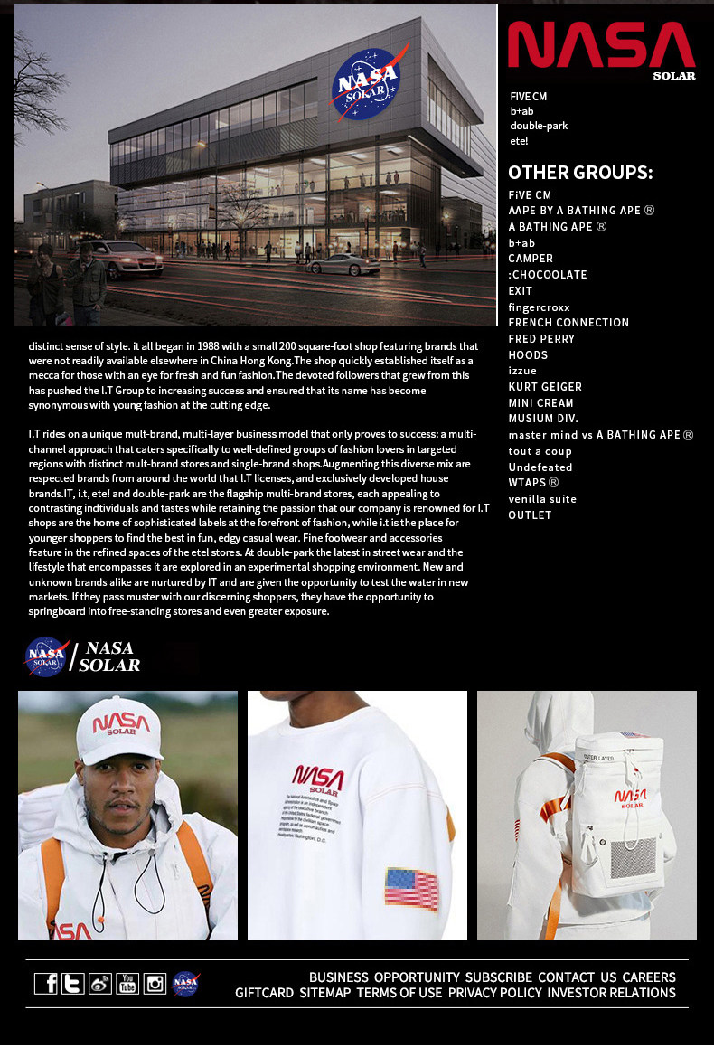 NASA 联名秋冬款宽松卫裤 图2