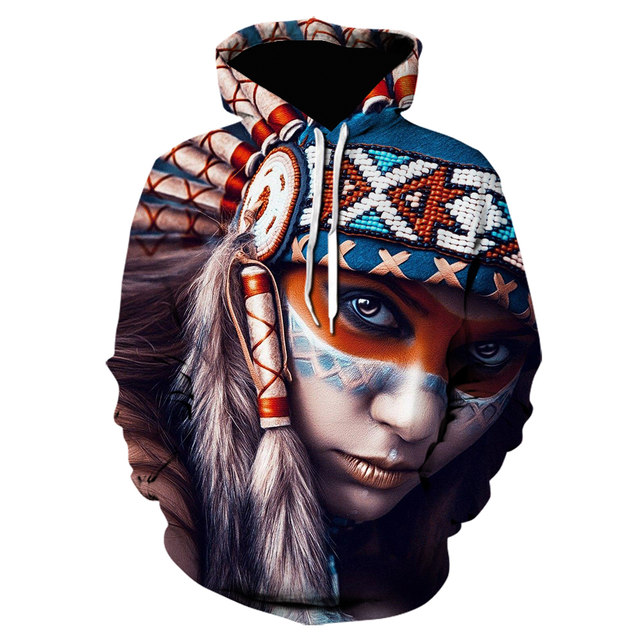 Skull3DPrintHoodedCasualSweatshirt skull print hooded casual sweatshirt