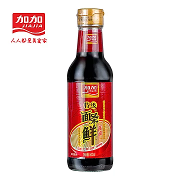 【加加特级面条鲜】500ml-2瓶生抽