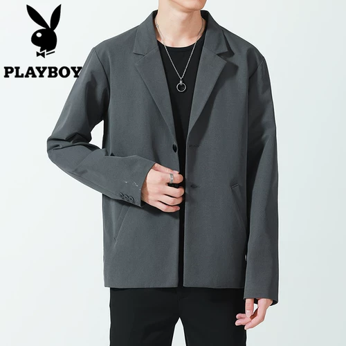 Playboy, мужской осенний демисезонный костюм, куртка для отдыха, 2024 года, оверсайз, изысканный стиль