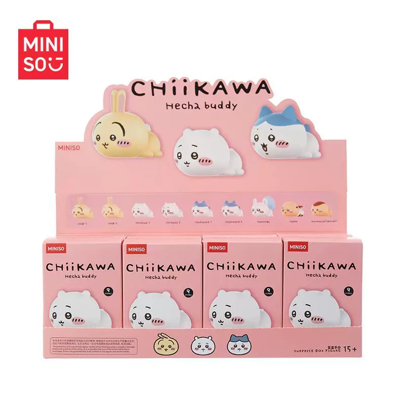 Минифигурка Miniso Chiikawa, блайнд-бокс коллекционная, случайная поза (6×6×3,2 см, 0,09 кг)