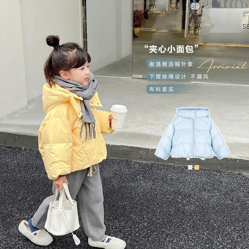 Girls Hooded Cotton Coat Cotton Clothes Autumn and Winter New Children's Clothes Baby Boys Western Style Fashion Thick Warm Children's Coat - Taobao