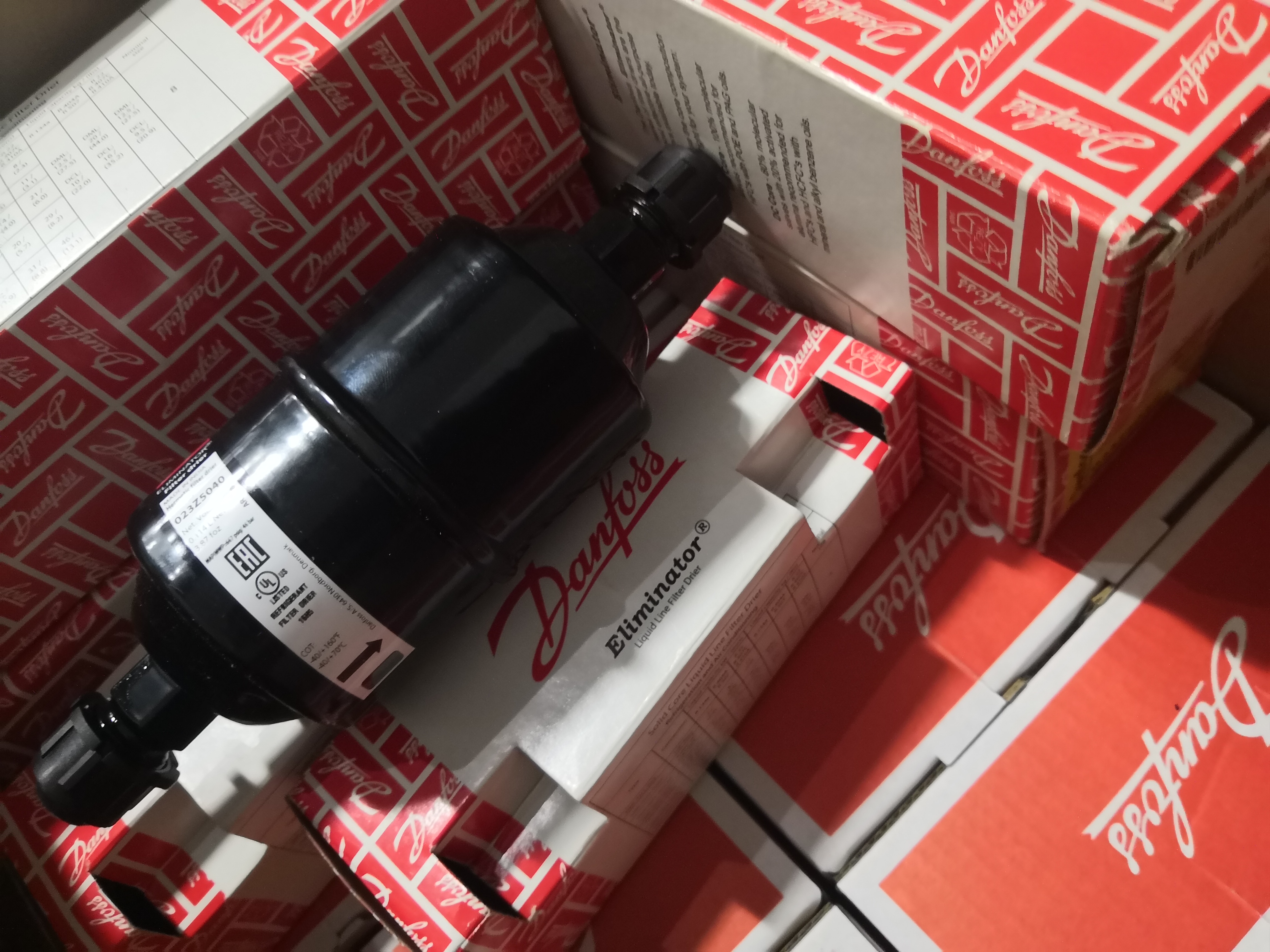 Danfoss Danfoss Dry filter DCL DML082 083084085163164 screw mouth 165