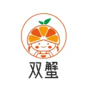 双蟹洪湖特产店的LOGO