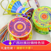 Hzuang Handenvies Guangxi Bronze Drum China National Wind Характеристики Подарочный Маятник Сувенирные Аксессуары