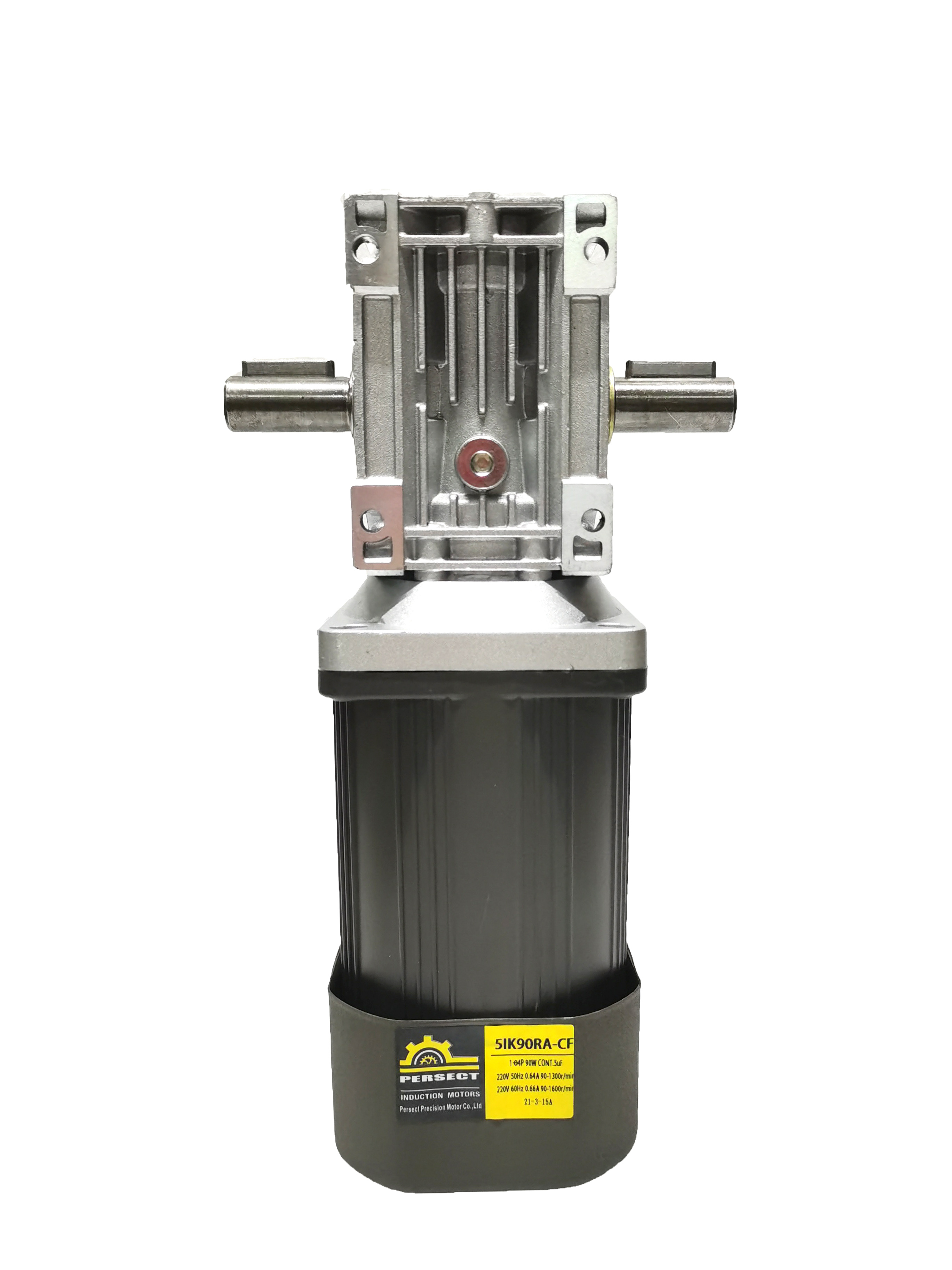 180W throttle motor fit RV40 reducer 90 degrees out of shaft throttle motor hollow worm wheel worm reducer