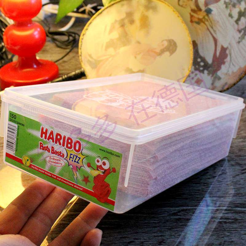 German Direct Mail Haribo Harebao Little Bear Sugar Soft Sugar Sugar Soft Cotton Candy Strawberry Taste 150 Boxes Loaded-Taobao