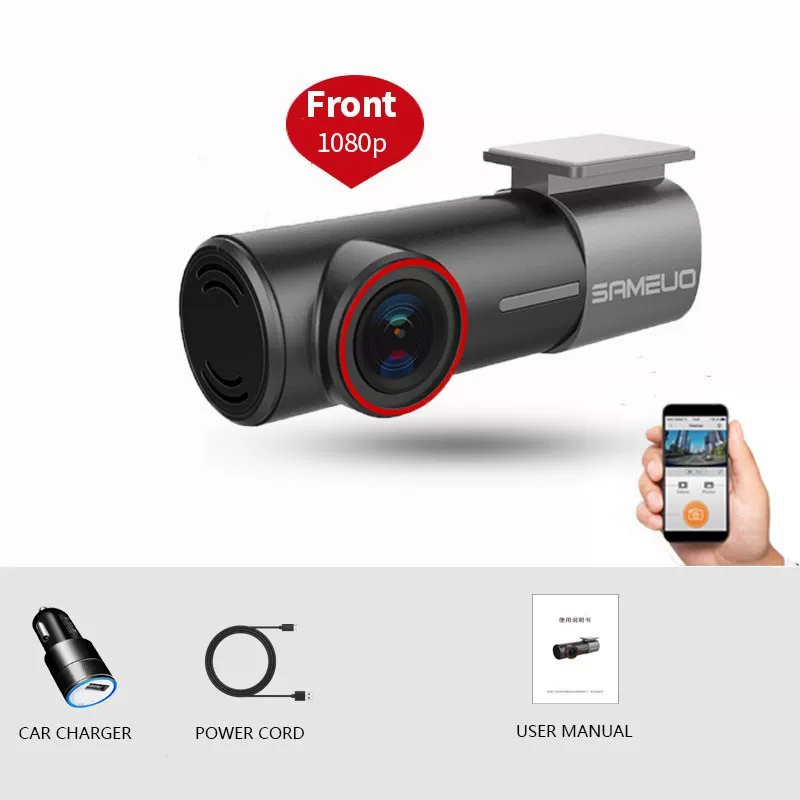Такая же камера U700 Dash Cam передняя, чтобы поддерживать Wi-Fi 2K 1080p, DVR C