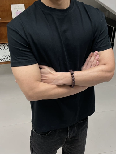 Футболка, спортивная дышащая быстросохнущая эластичная ткань для спортзала, в американском стиле, круглый воротник