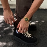 Весенние однотонные штаны, повседневные брюки с молнией, в американском стиле, оверсайз