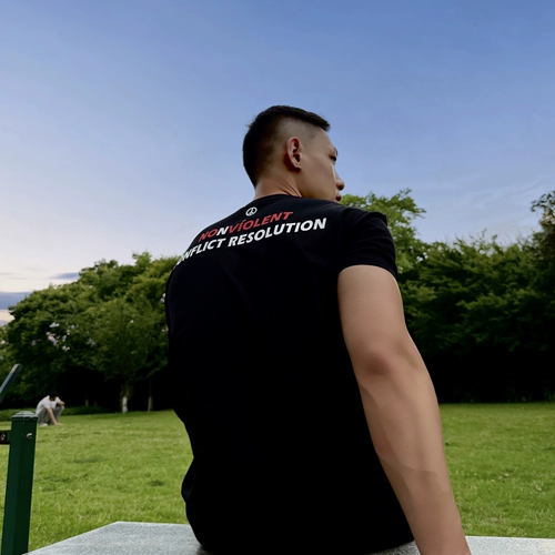 Быстросохнущая спортивная эластичная футболка для спортзала, в американском стиле, круглый воротник, короткий рукав