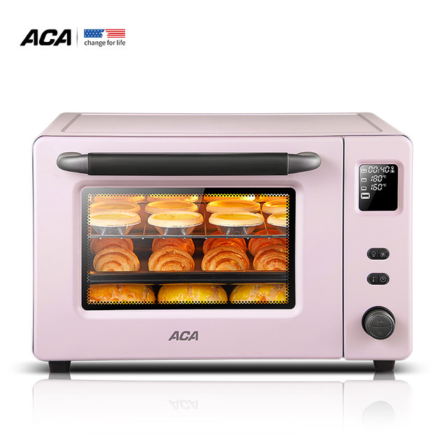 Aca/North American Appliances 40L Electric Oven for Home Use, Large Capacity, Small Baking Oven, Multi-Functional Digital Oven