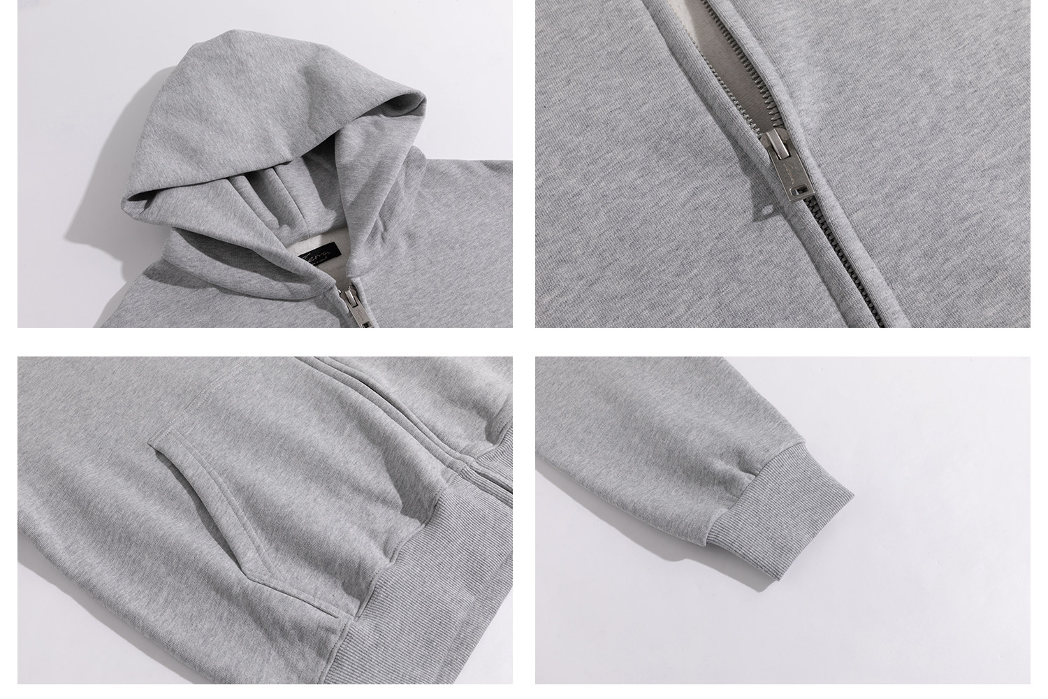 Terrawear Supply Heather Gray Zip-Up Hoodie
