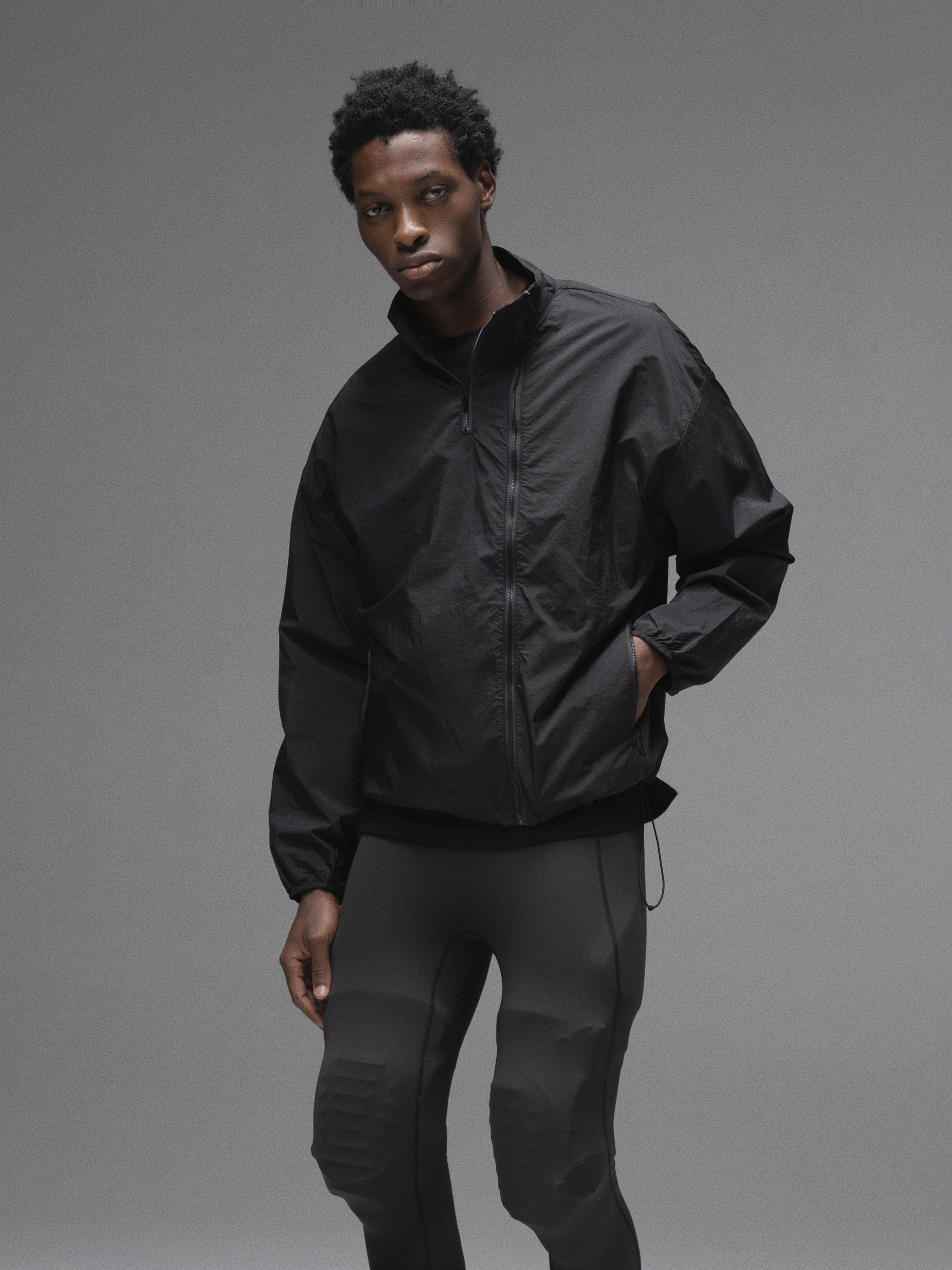 Terrawear Supply Black Loose Side-Zip Jacket
