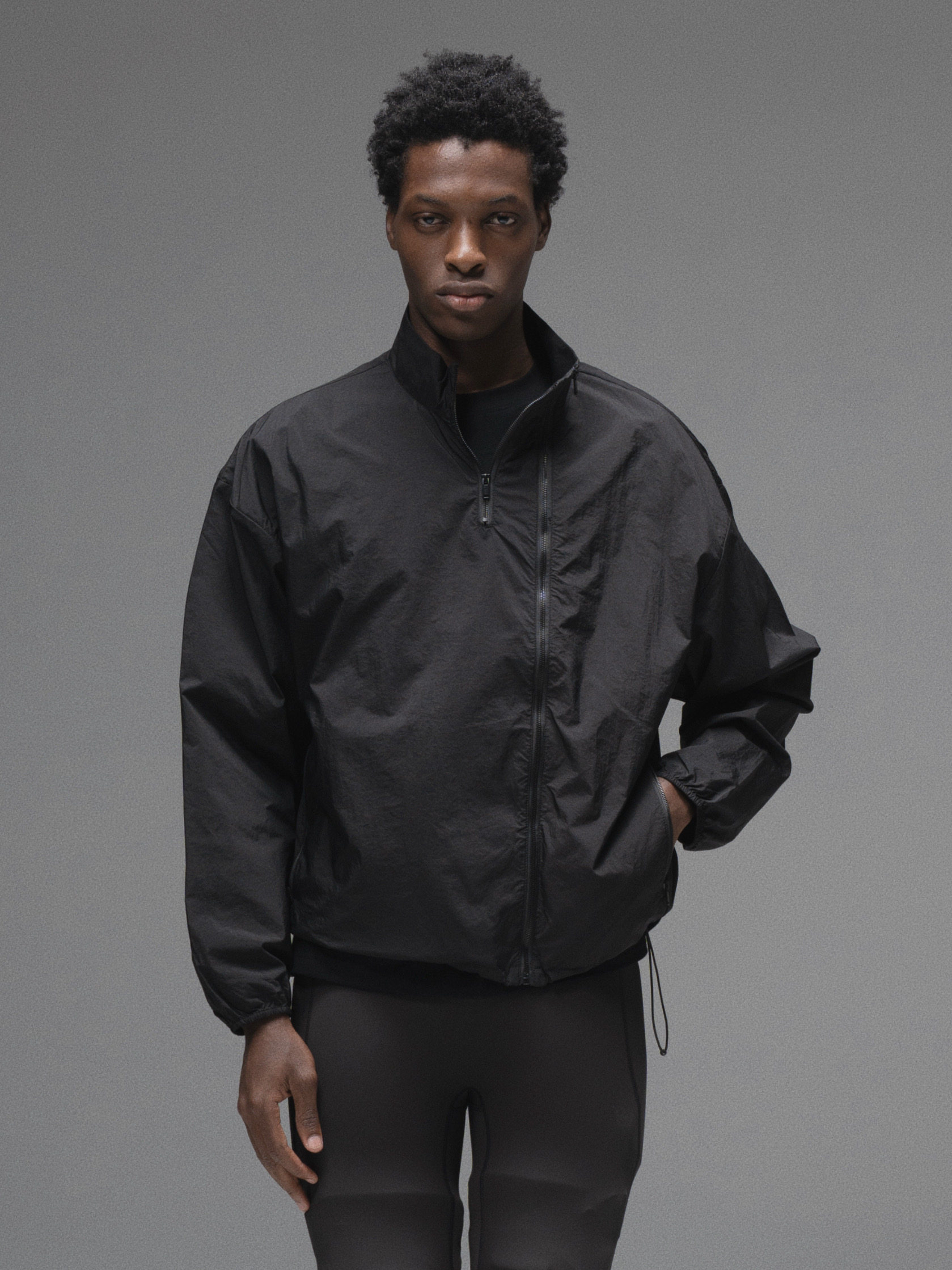 Terrawear Supply Black Loose Side-Zip Jacket