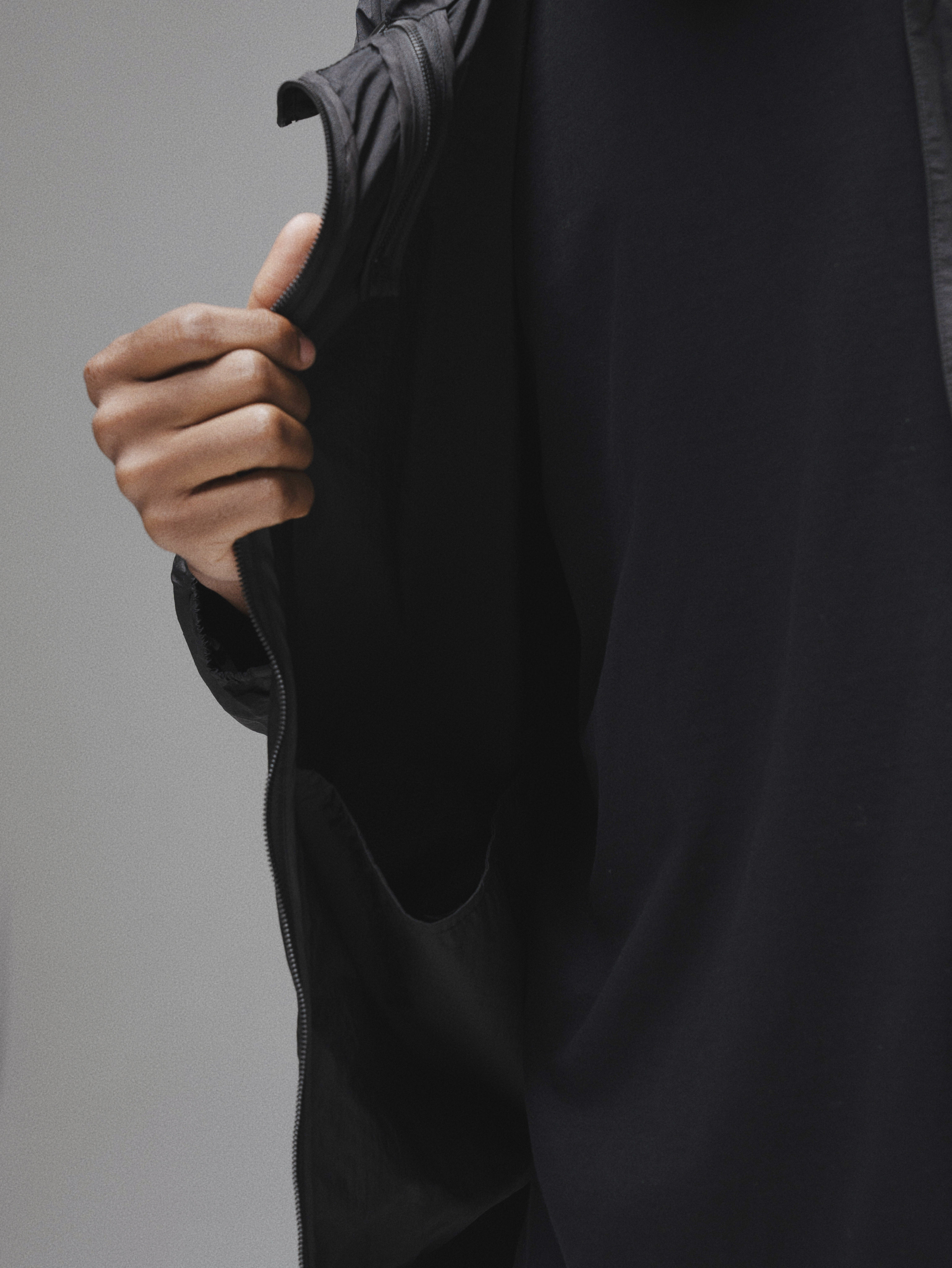 Terrawear Supply Black Loose Side-Zip Jacket