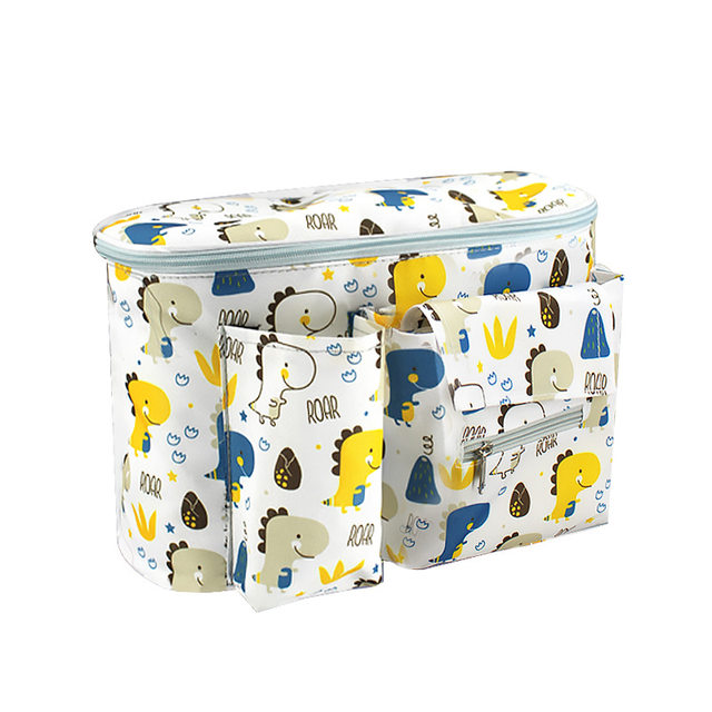 Piglet Hum Hum Baby Stroller Hanging Bag Multifunctional Large Capacity Storage Bag Children's Stroller Organizer Universal Hanging Bag