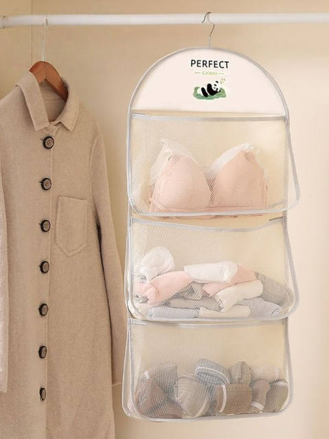 Sock Storage Organizer Dormitory Wardrobe Underwear Hanging Bag Hanging Mesh Bag Bedside Storage Bag