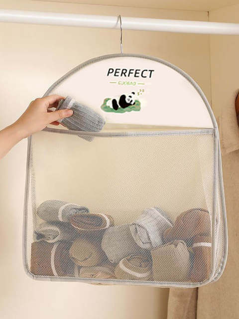Sock Storage Organizer Dormitory Wardrobe Underwear Hanging Bag Hanging Mesh Bag Bedside Storage Bag