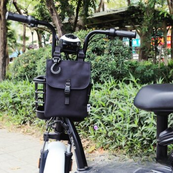 Waterproof Front-Mounted Universal Hanging Bag for Electric Bikes, Bicycle, and Electric Scooter, for Storing Phone Charger and Raincoat