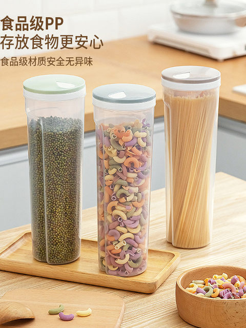Noodle storage box, grain noodle storage tank, food grade sealed jar, storage tank, kitchen pasta box